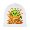 Baby Beanie — Freshly Squooshed Cute Orange Splash