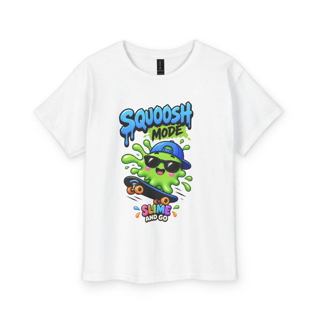 Youth Tee — 'Squoosh Mode' Slime Skate Graphic