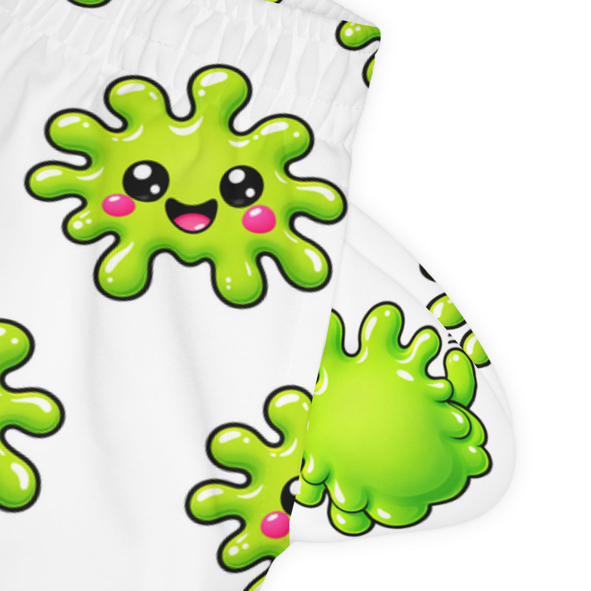 Kids Green Virus Pattern Joggers — Surprise Pockets!