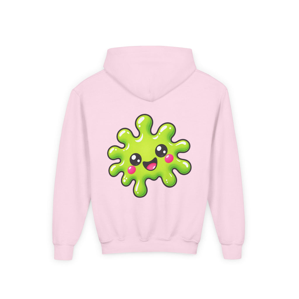 Youth Hoodie — "Born to Squoosh" Cute Slime Graphic