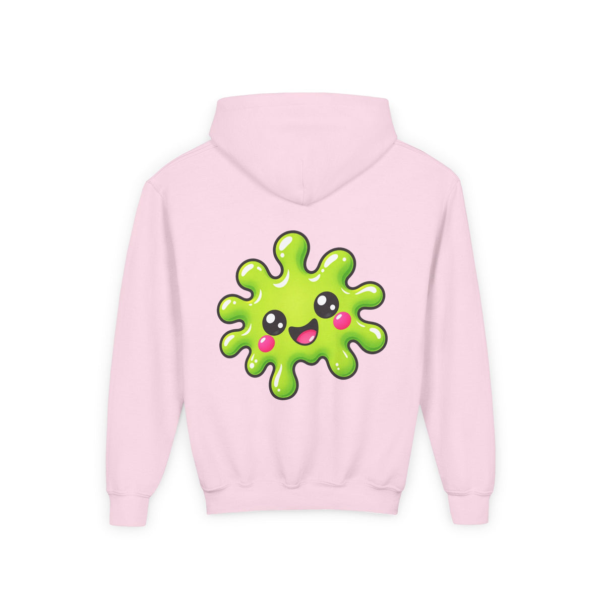 Youth Hoodie — "Born to Squoosh" Cute Slime Graphic