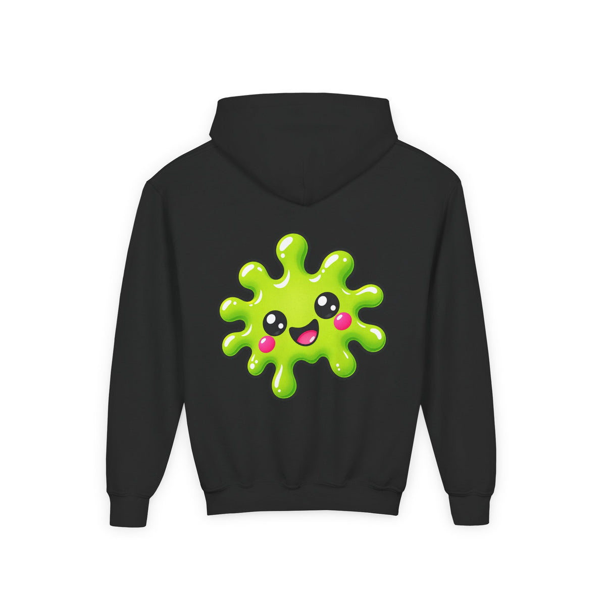 Youth Hoodie — "Born to Squoosh" Cute Slime Graphic
