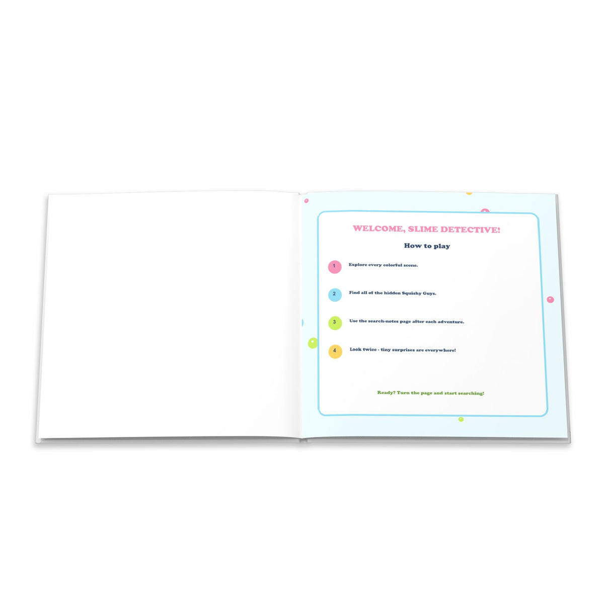 Where's Squishy? Hardcover Photo Book — Kids' Colorful Seek & Find Adventure