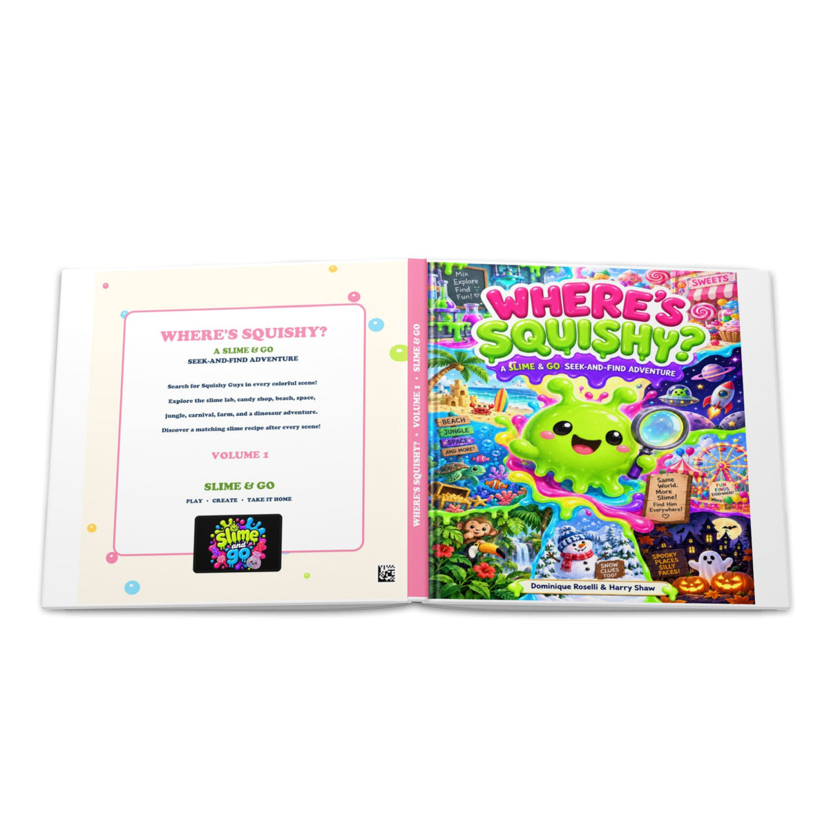 Where's Squishy? Hardcover Photo Book — Kids' Colorful Seek & Find Adventure