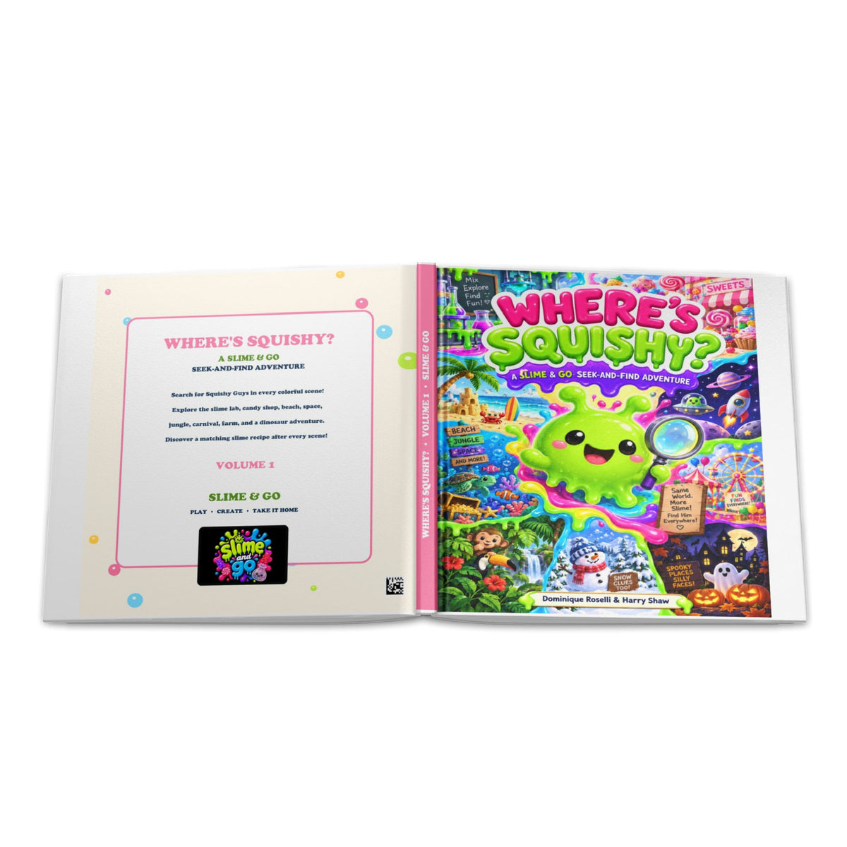 Where's Squishy? Hardcover Photo Book — Kids' Colorful Seek & Find Adventure