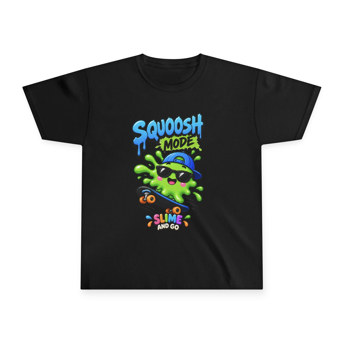 Youth Tee — 'Squoosh Mode' Slime Skate Graphic