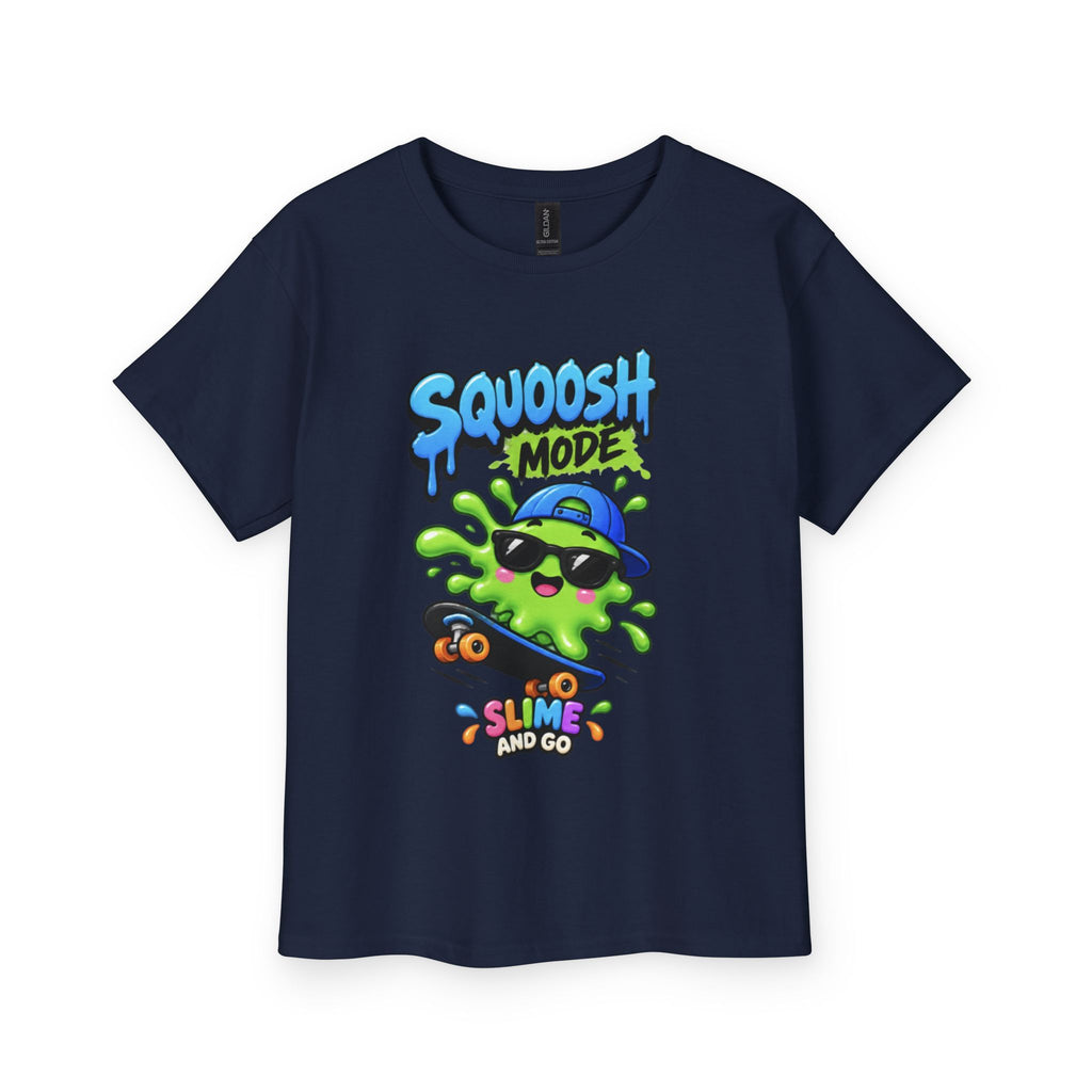 Youth Tee — 'Squoosh Mode' Slime Skate Graphic