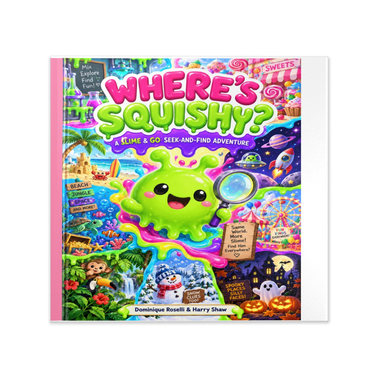 Where's Squishy? Hardcover Photo Book — Kids' Colorful Seek & Find Adventure